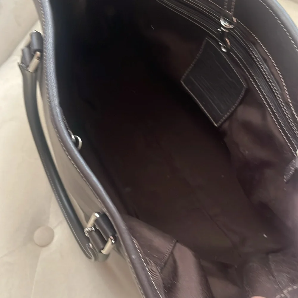 COACH leather RARE vintage Y2K brown Tote bag